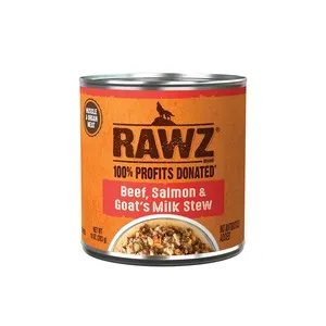 12/10oz Rawz Dog Stew Beef/Salmon/Goat - Health/First Aid